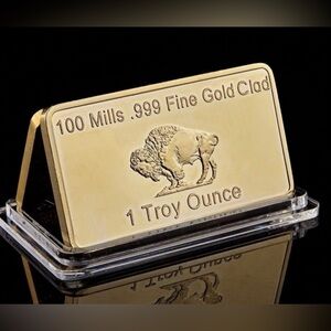 Gold Clad Buffalo Bar